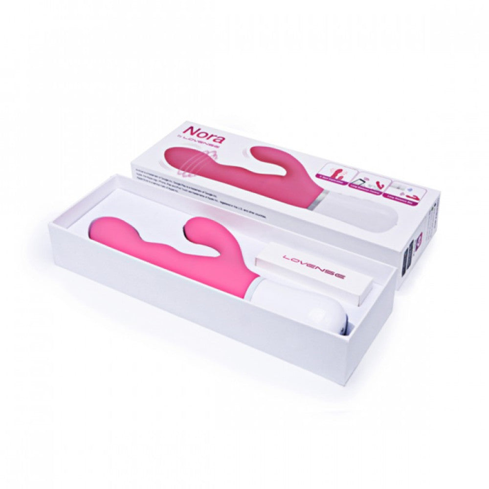 Rechargeable Bluetooth vibrator with Lovense Nora app