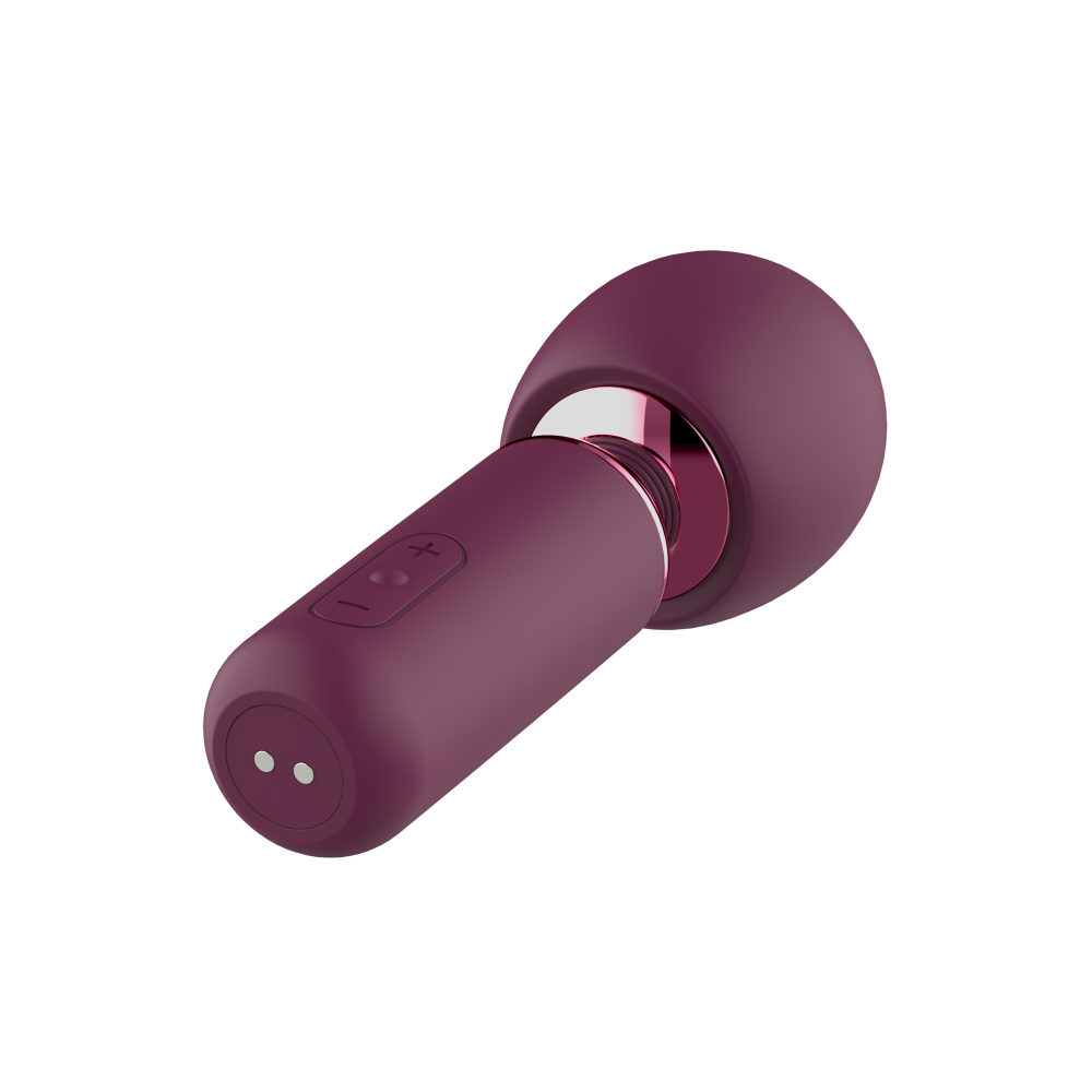 Bold Travel Rechargeable Wand Massager Purple