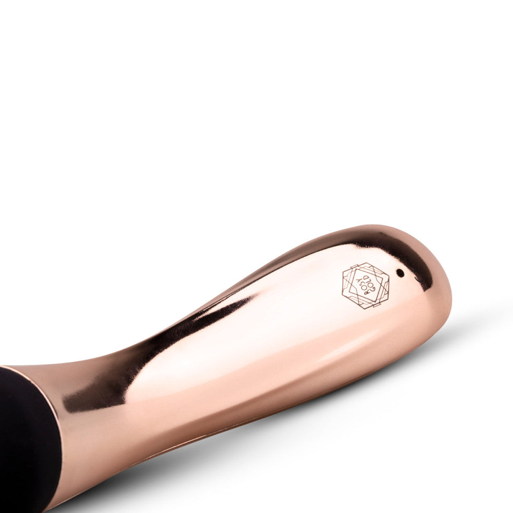 Rechargeable Curved Wand Massager Rosy Gold