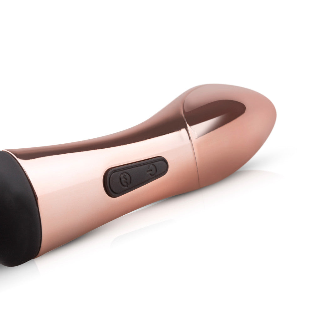 Rechargeable Curved Wand Massager Rosy Gold