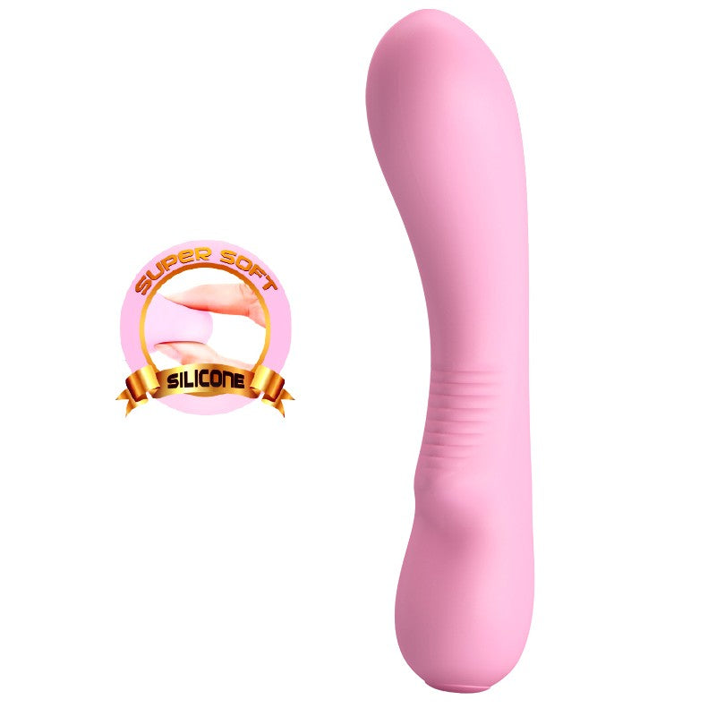 Rechargeable Flexible Silicone Vibrator Pink