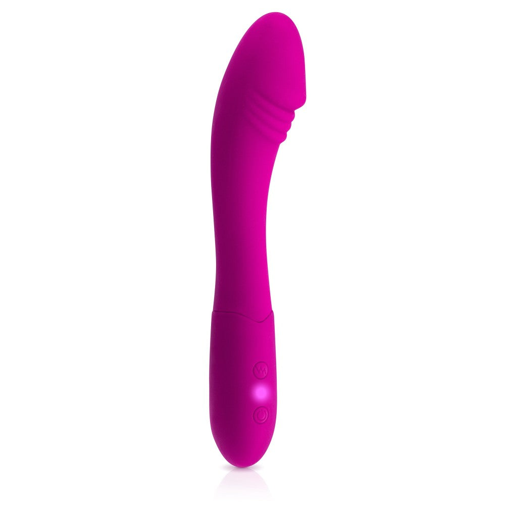 Rechargeable G-spot silicone vibrator Bianca