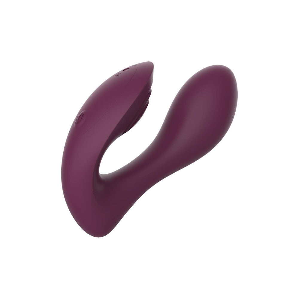 Rechargeable G-spot vibrator with clitoris stimulator and remote control Ultra Dual Vibe