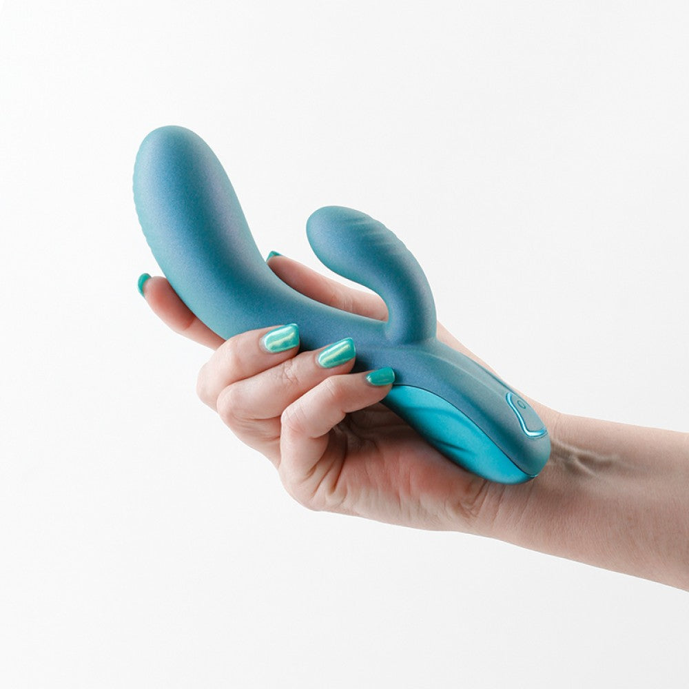 Regent Rechargeable Rabbit Vibrator Green