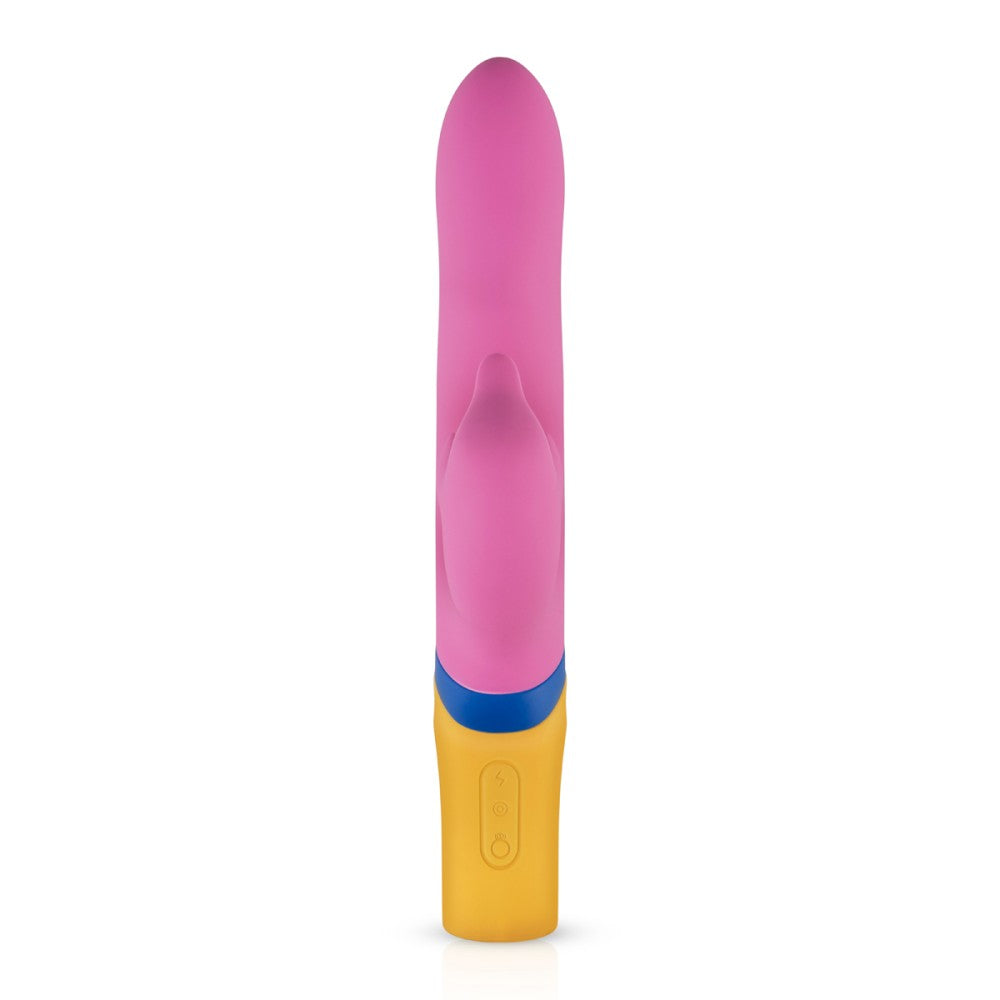 Rechargeable Rotating G-spot Rabbit Silicone Vibrator Copy Dolphin