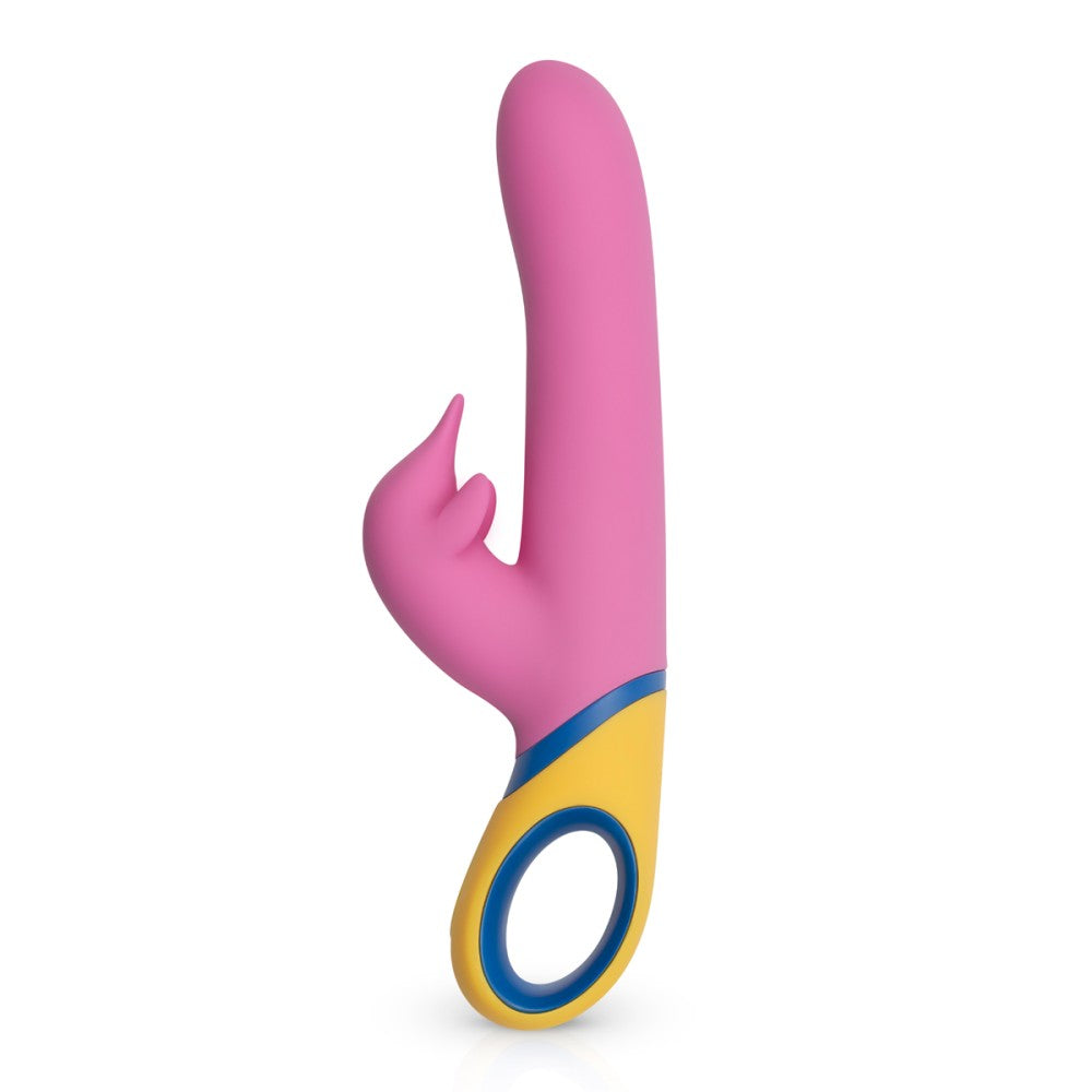 Rechargeable Rotating G-spot Rabbit Silicone Vibrator Copy Dolphin