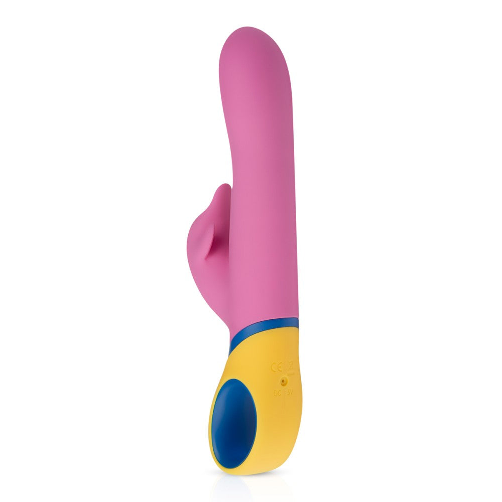 Rechargeable Rotating G-spot Rabbit Silicone Vibrator Copy Dolphin