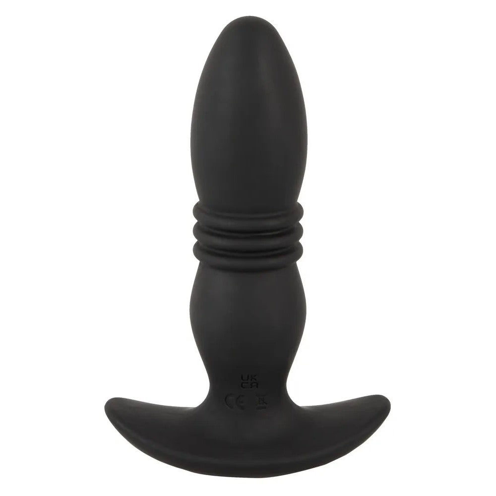 Rechargeable Silicone Butt Plug Thrusting Anal Stimulator