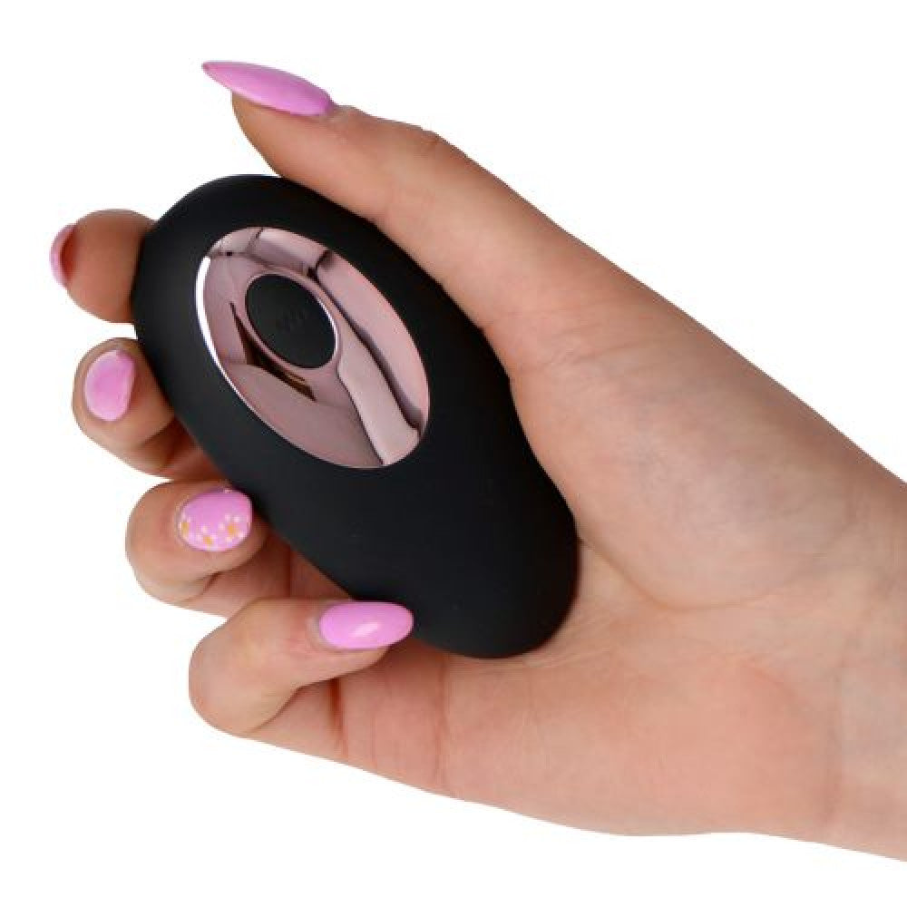 Rechargeable Silicone Clitoral Stimulator with Pleasure Shell Wireless Remote