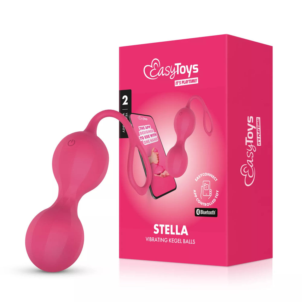 Rechargeable Silicone Vaginal Balls with Stella Mobile App