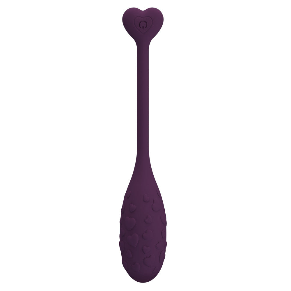 Rechargeable Silicone Vibro Egg with Mobile App Fisherman Purple