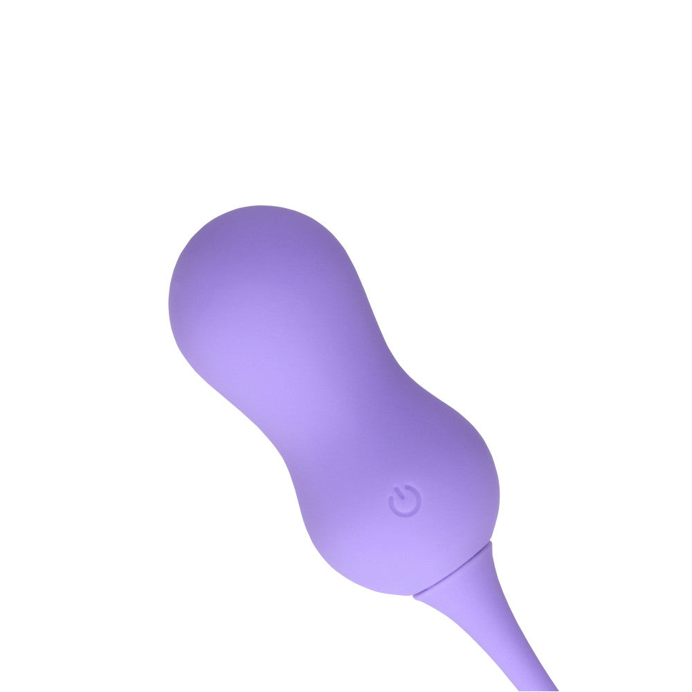 Rechargeable Silicone Vibro Egg with Remote Loveline Purple