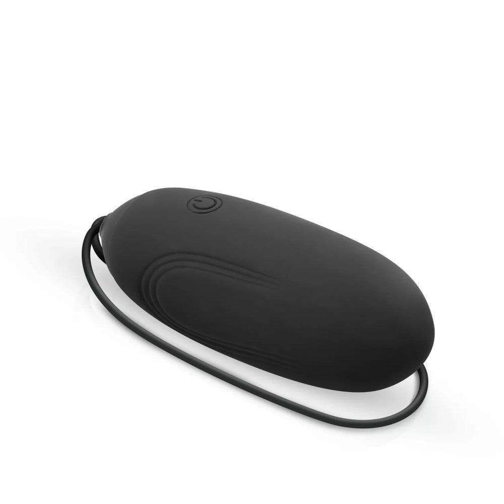 Rechargeable Silicone Vibro Egg with Remote Luv Egg Black