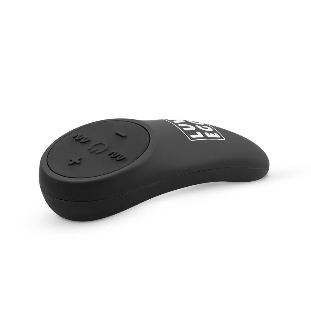 Rechargeable Silicone Vibro Egg with Remote Luv Egg Black