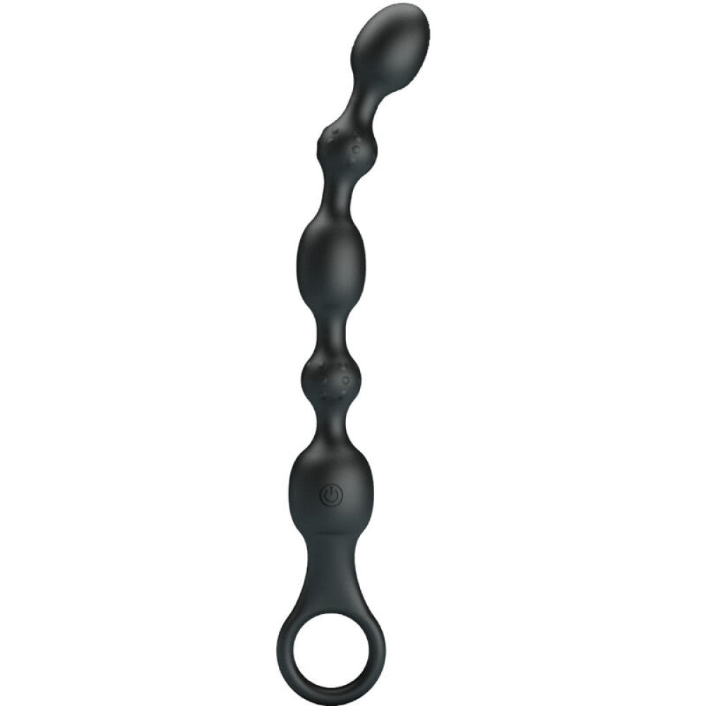 Rechargeable Vibrating Anal Silicone Van Rosary