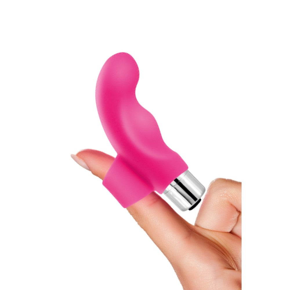 Rechargeable Vibrating Silicone Ecstasy Stimulation Thimble