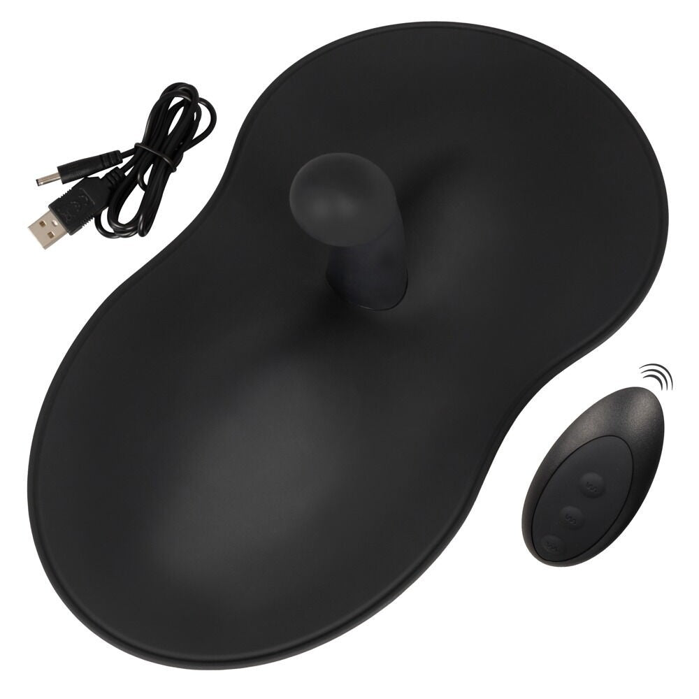 Rechargeable Vibrator - Saddle with 3 Motors and Vibepad 3 Remote Control