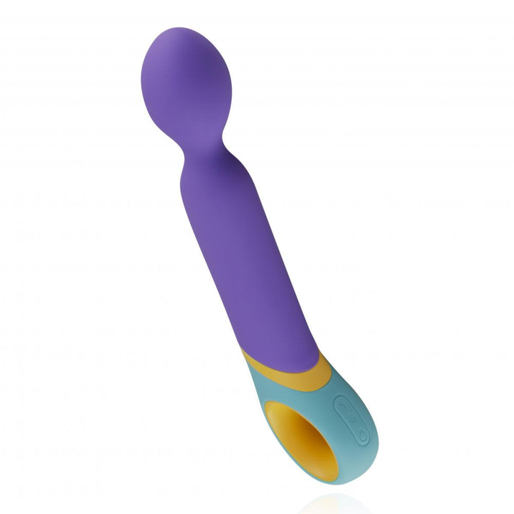 Rechargeable Wand massager made of silicone Base