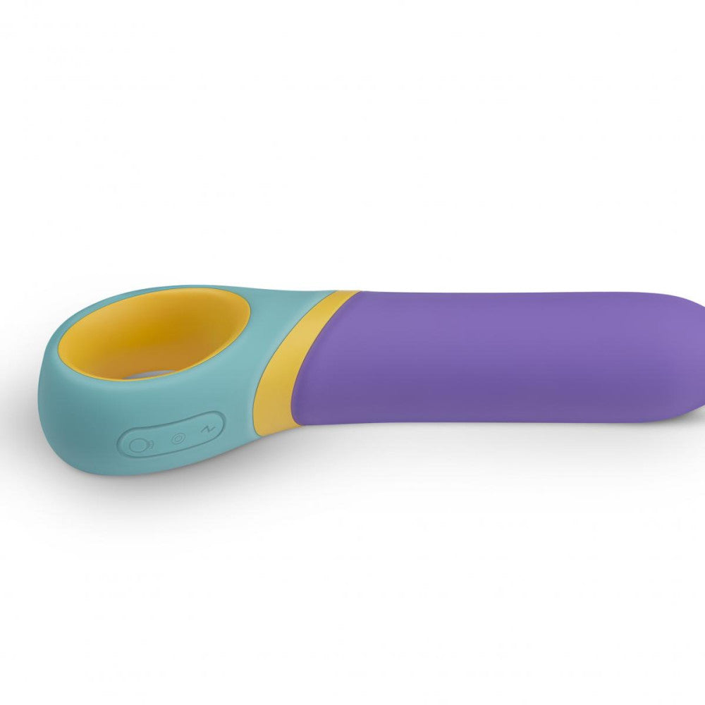 Rechargeable Wand massager made of silicone Base