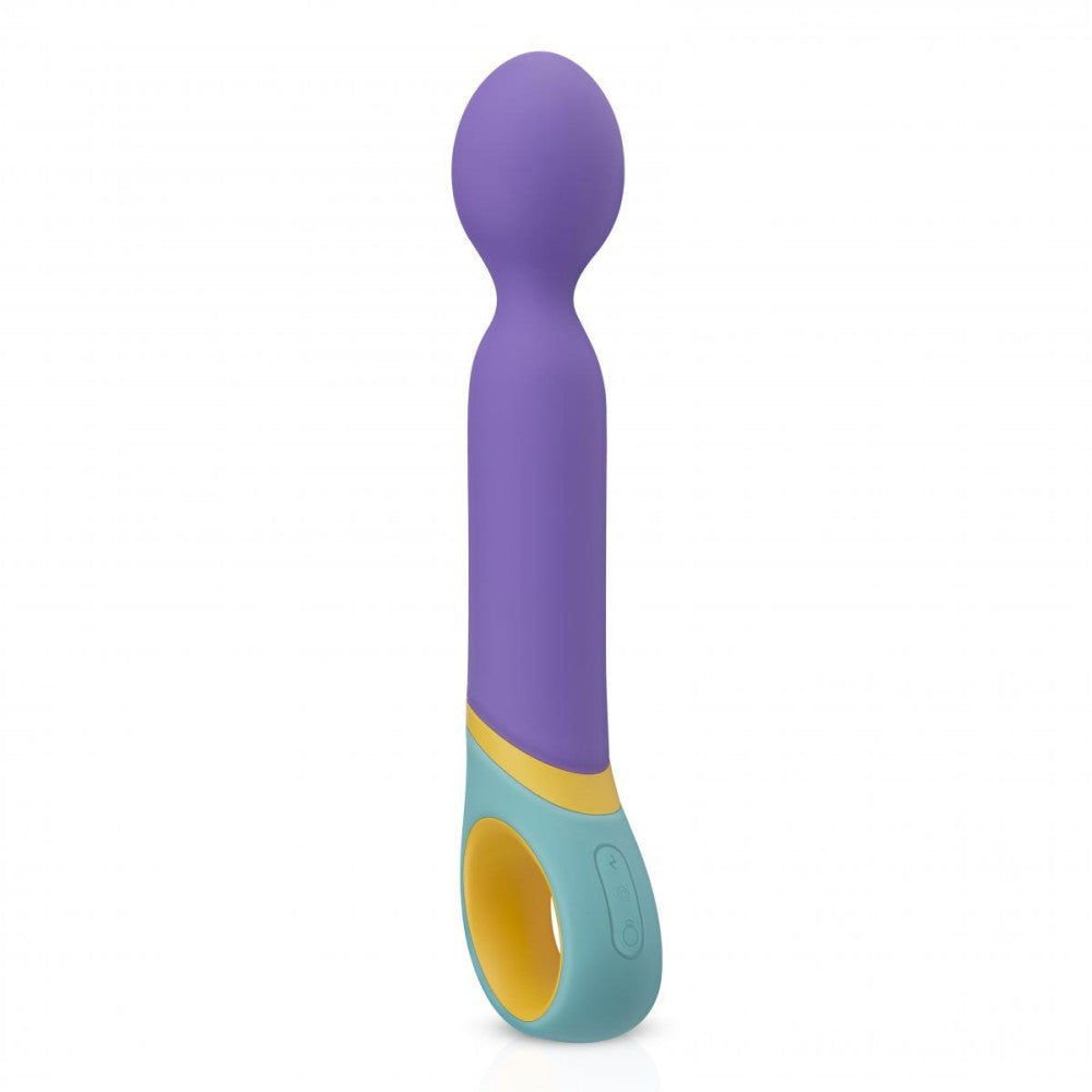 Rechargeable Wand massager made of silicone Base