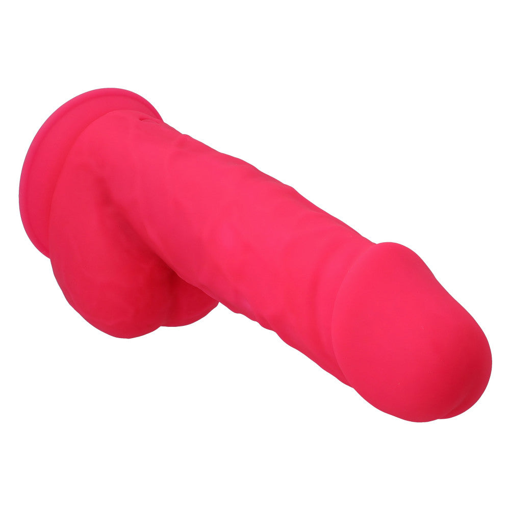 Rechargeable double layer vibrating dildo SilexD 8.5" Model 4 pink