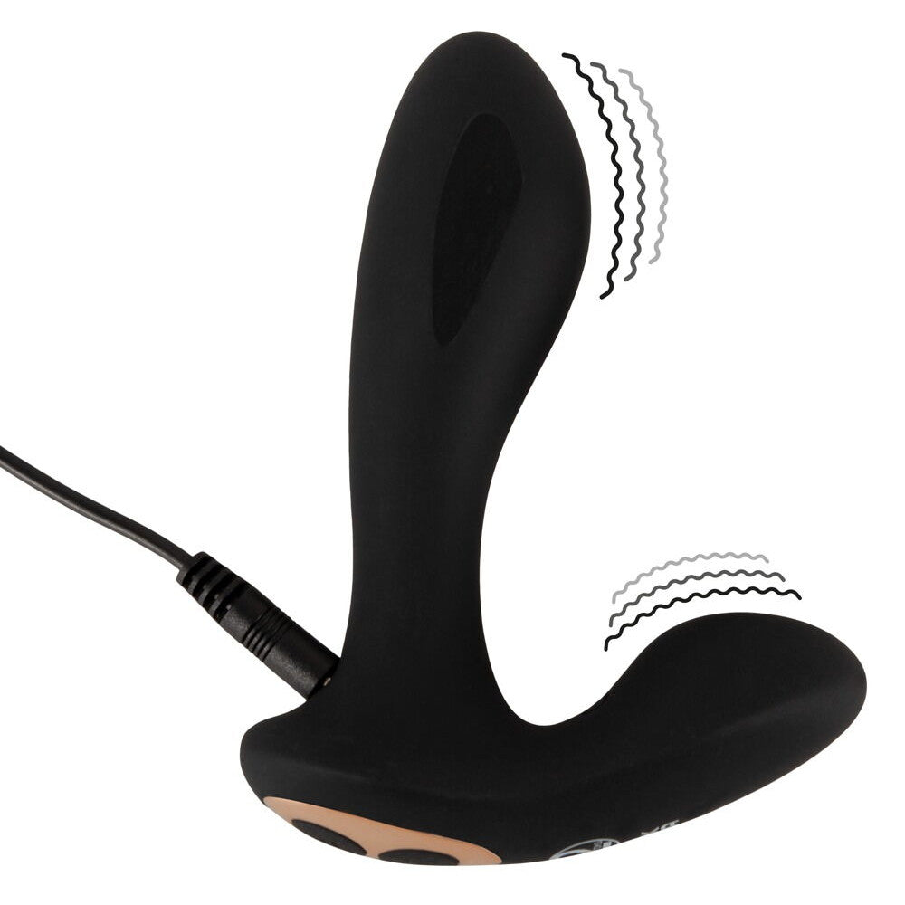 Rechargeable prostate stimulator with electrostimulation and remote control XouXou E-stim P-Spot