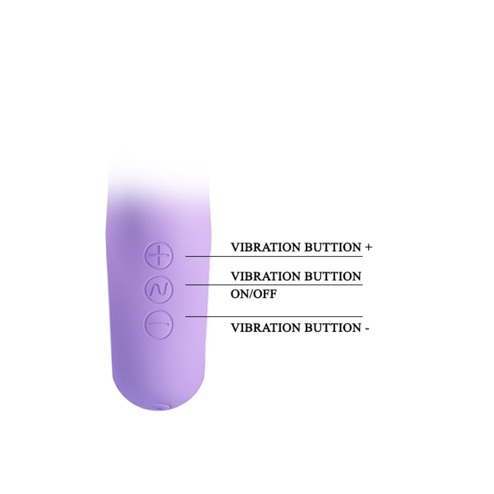 Rechargeable rabbit vibrator made of silicone Canrol