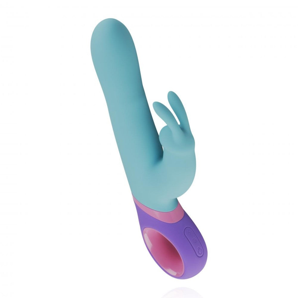 Rechargeable rotating G-spot rabbit vibrator made of silicone Meta