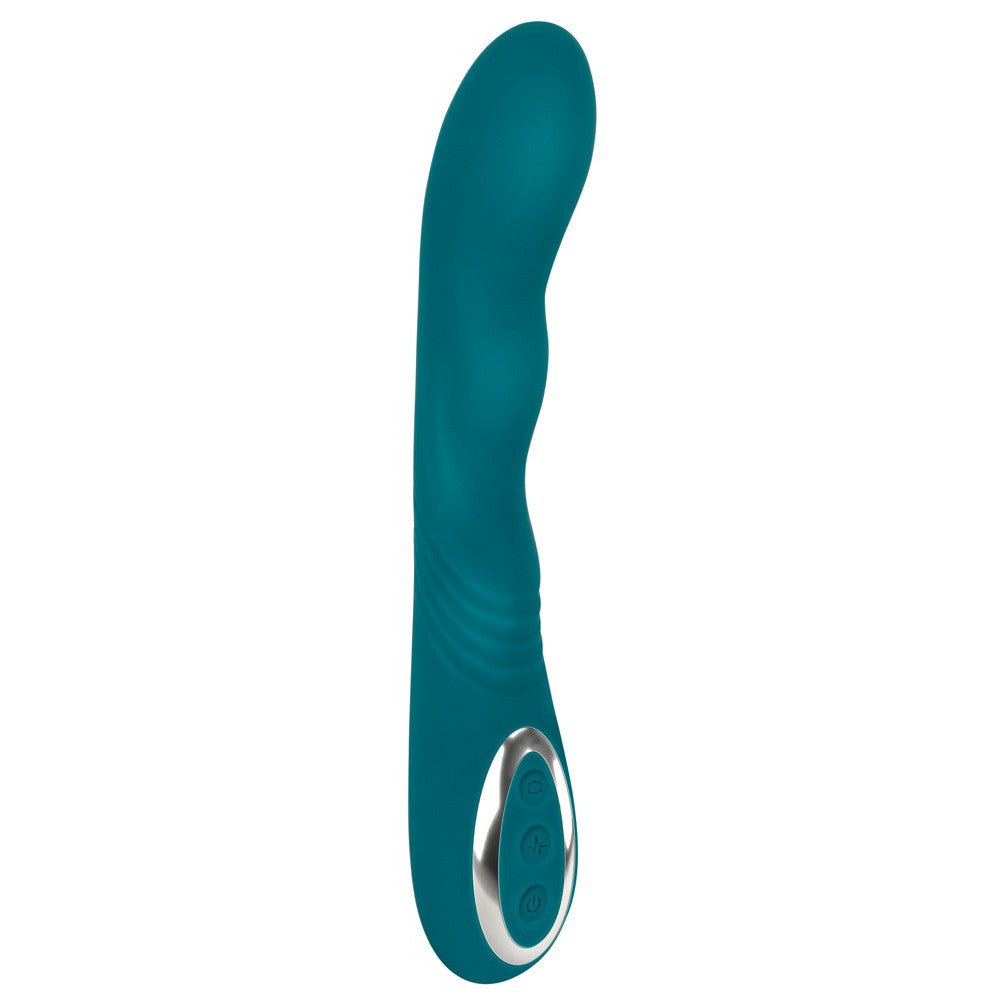 Rechargeable rotating G-spot vibrator made of silicone Sweet Smile