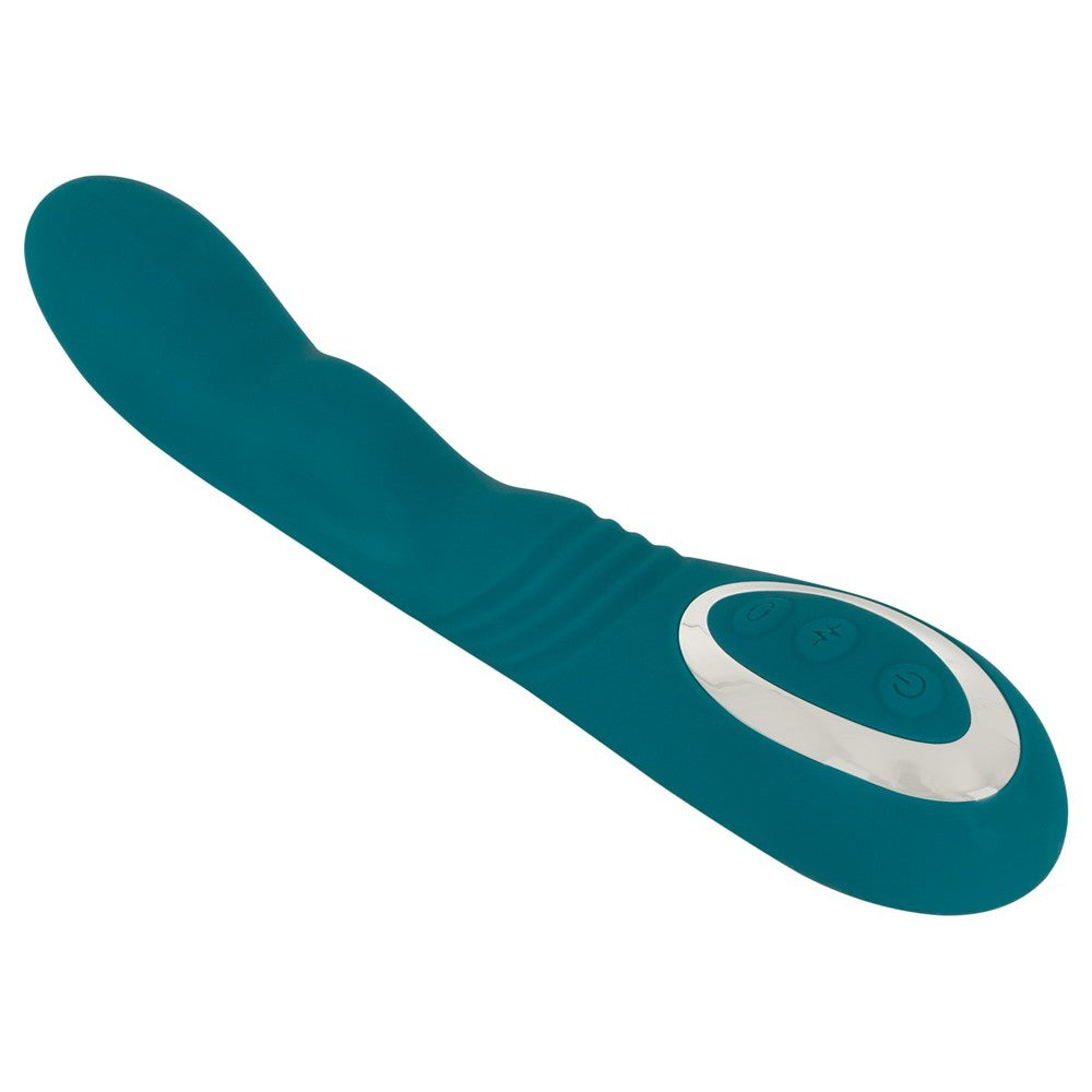 Rechargeable rotating G-spot vibrator made of silicone Sweet Smile