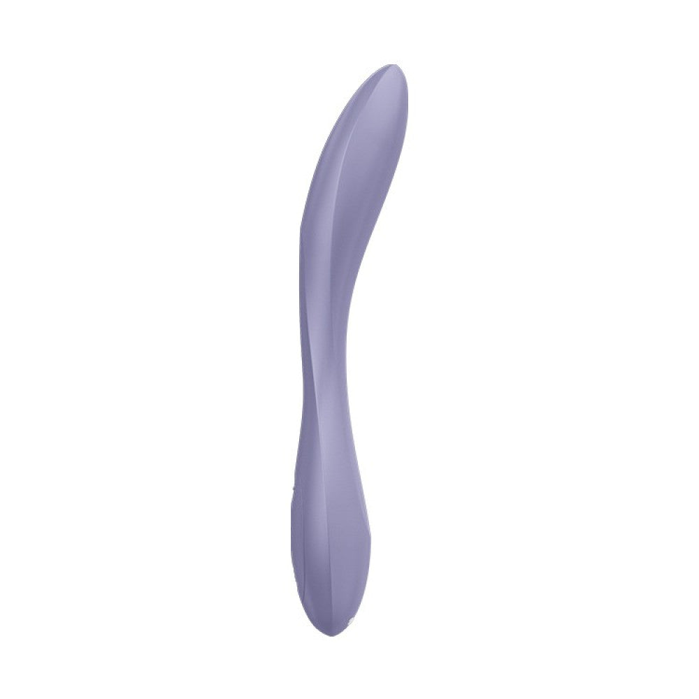 Rechargeable silicone G-spot vibrator Flex 2 purple