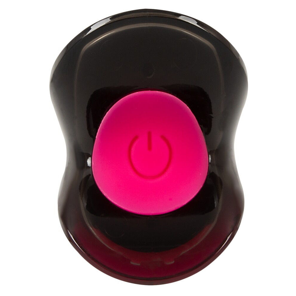 Rechargeable silicone G-spot vibrator with Pink Sunset display