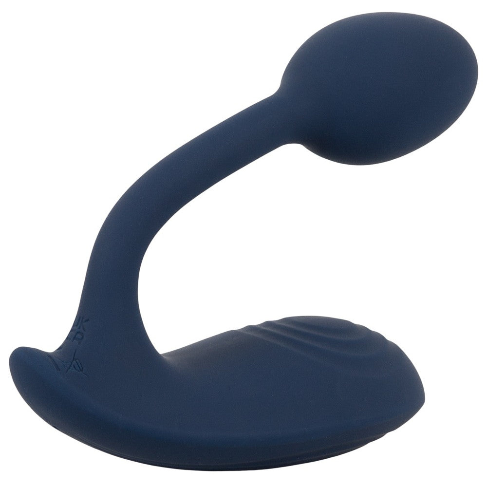 Rechargeable silicone wearable vibrator with remote Sweet Smile