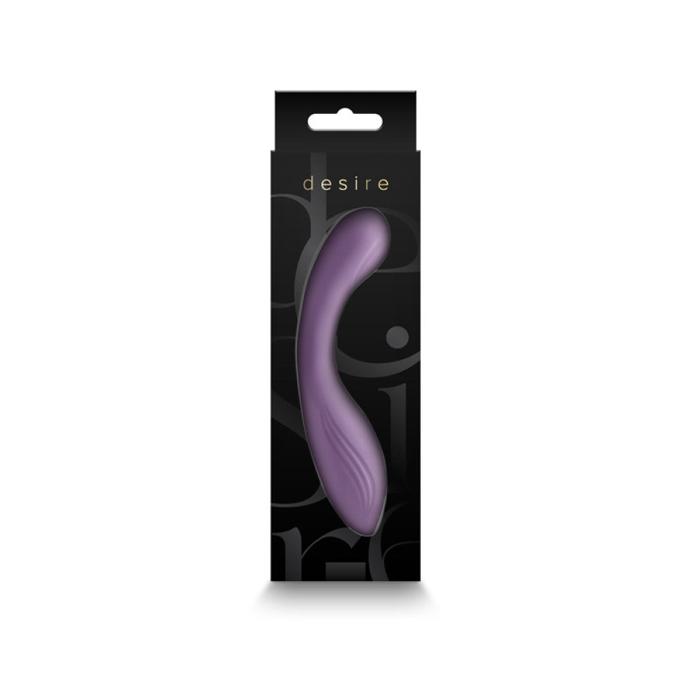 Rechargeable small G-spot vibrator made of silicone Desire Pure