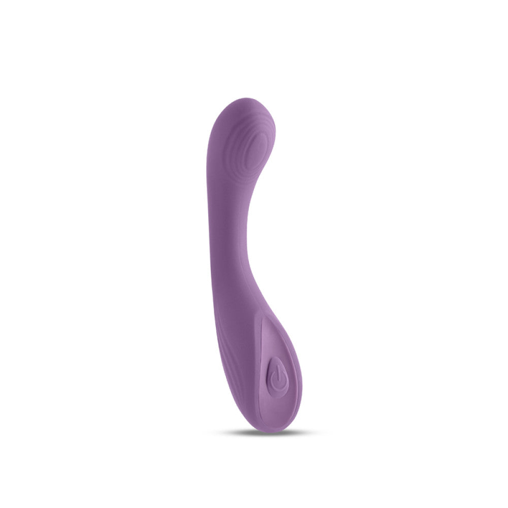 Rechargeable small G-spot vibrator made of silicone Desire Pure