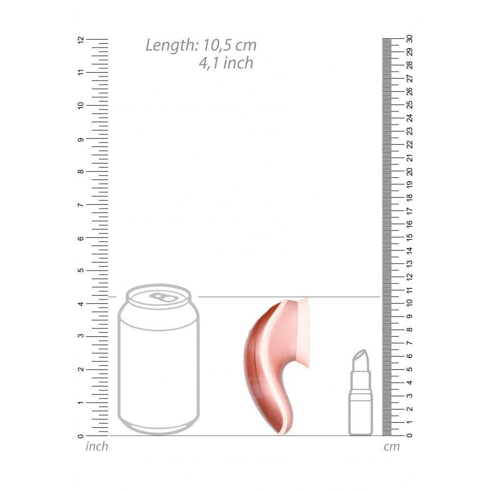 Rechargeable suction hands-free clitoral stimulator Twitch pink