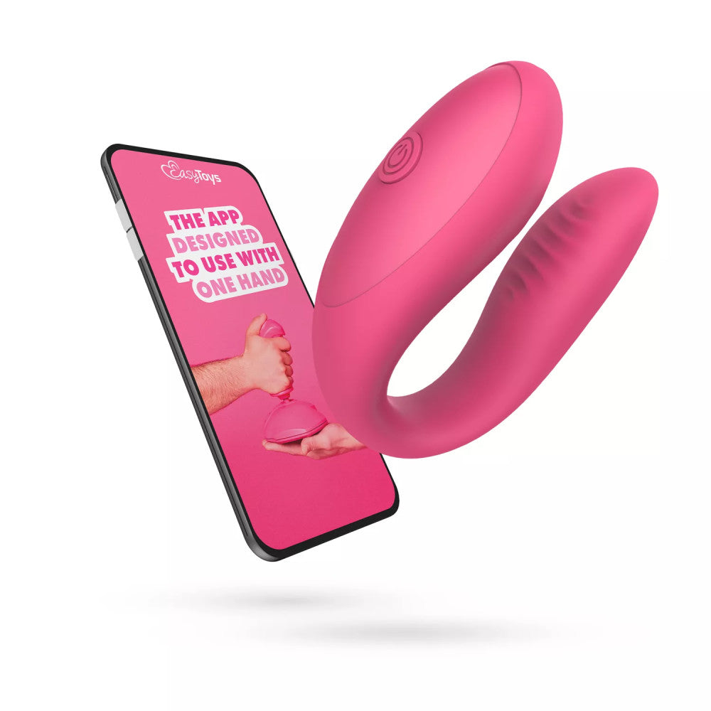 Rechargeable vibrator for couples with Orion mobile app