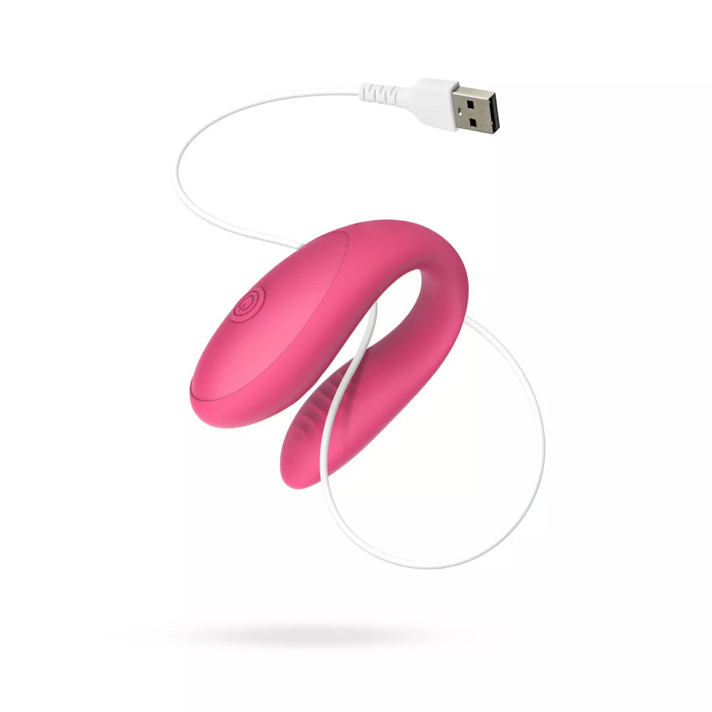 Rechargeable vibrator for couples with Orion mobile app