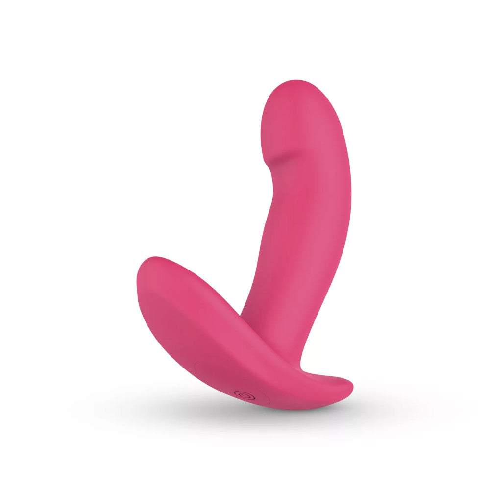 Rechargeable wearable vibrator controlled with Ivy mobile app