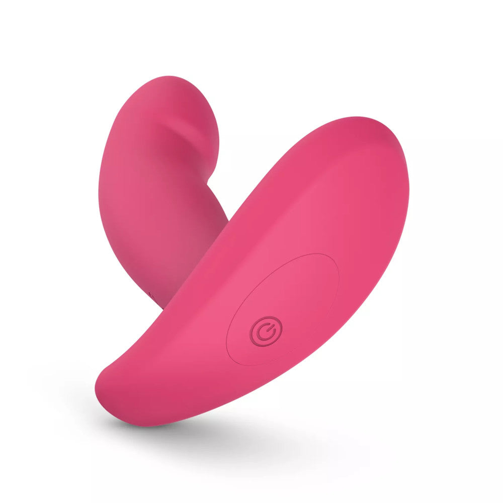 Rechargeable wearable vibrator controlled with Ivy mobile app