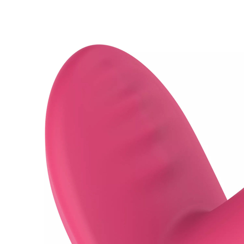 Rechargeable wearable vibrator controlled with Ivy mobile app