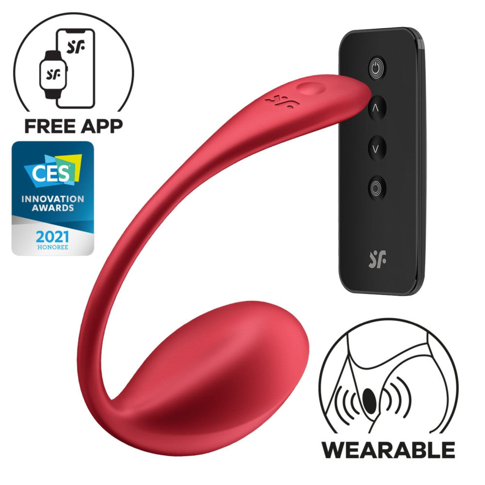Satisfyer Shiny Petal Rechargeable Vibrating Egg with App