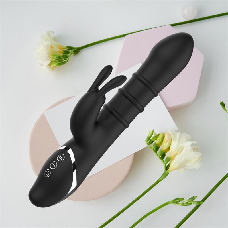 Reipo Rechargeable Rabbit Vibrator with Moving Rings