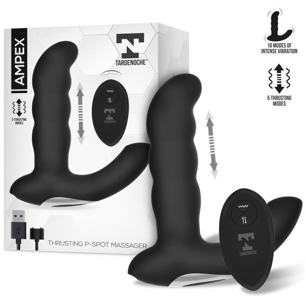 Remote Control Rechargeable Prostate Stimulator with Thrusts