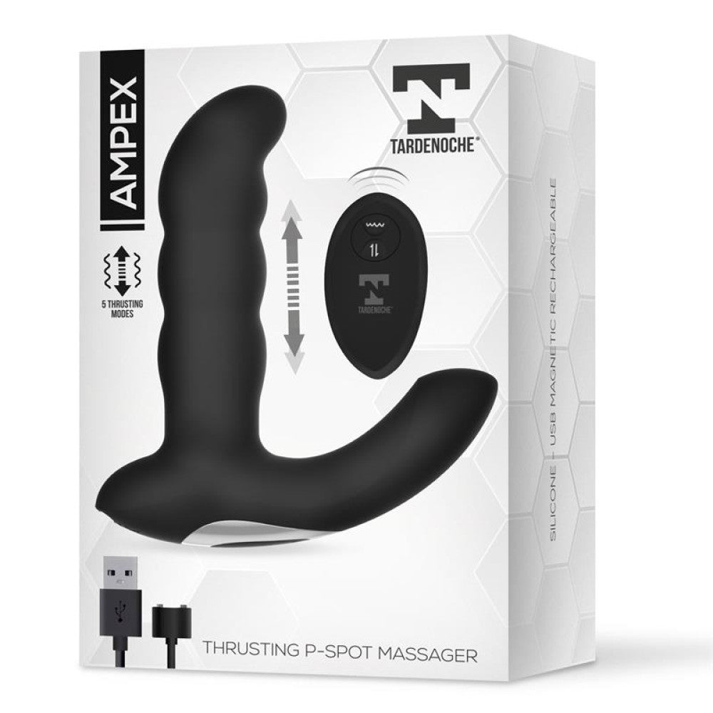 Remote Control Rechargeable Prostate Stimulator with Thrusts