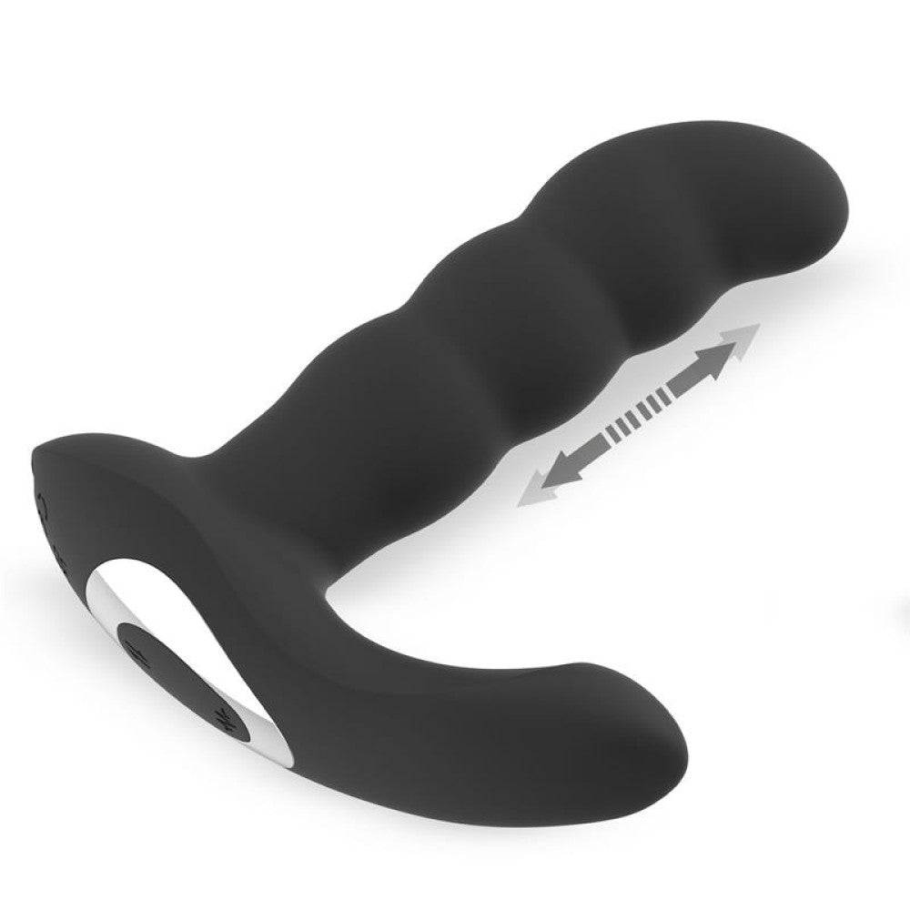 Remote Control Rechargeable Prostate Stimulator with Thrusts