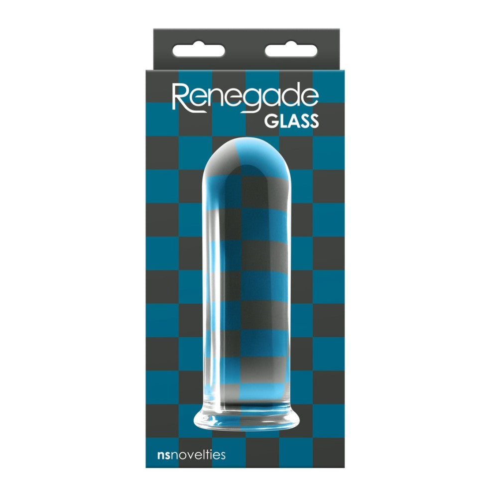 Renegade Rook glass anal dildo