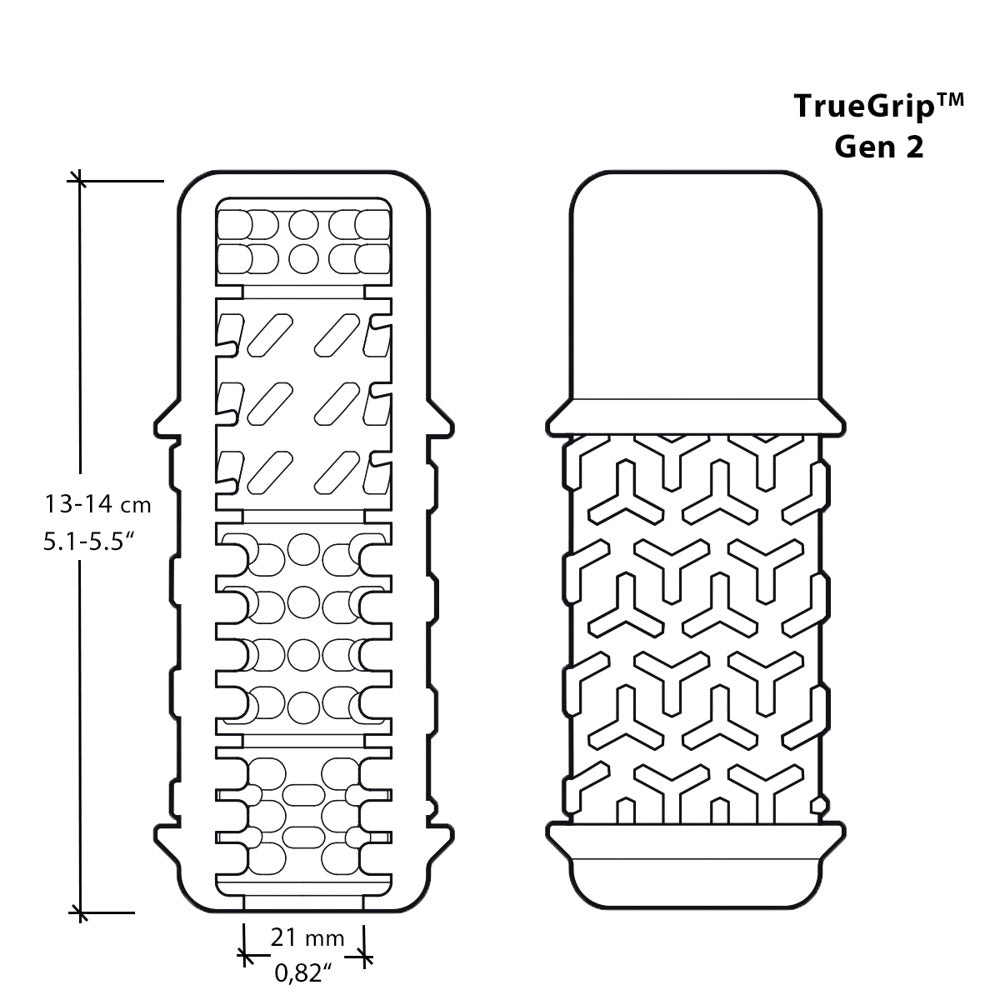 Replaceable sleeve for The Handy TrueGrip Gen 2 automatic masturbator