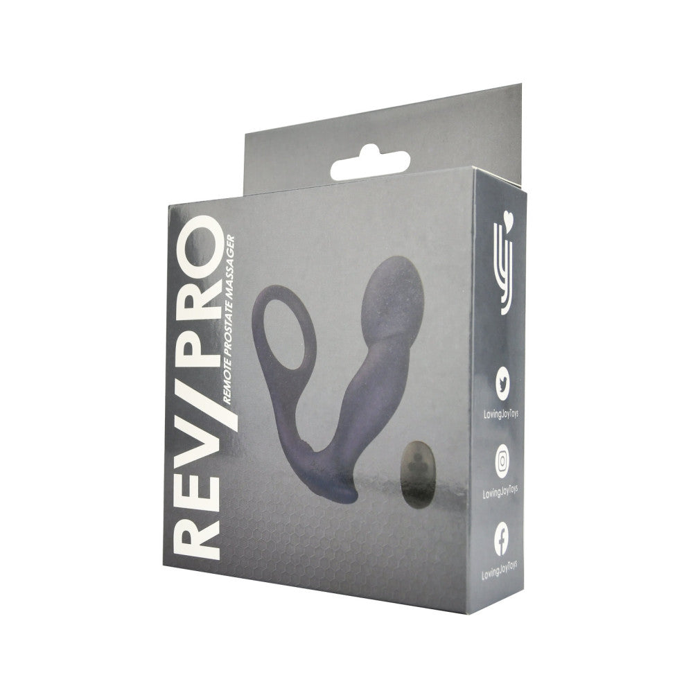 Rev Pro Silicone Cock Ring Rechargeable Prostate Stimulator