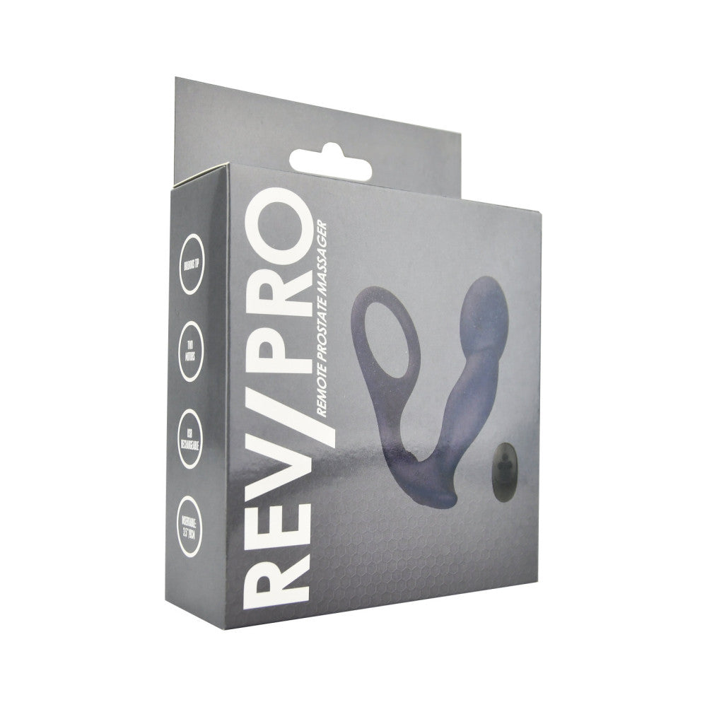 Rev Pro Silicone Cock Ring Rechargeable Prostate Stimulator